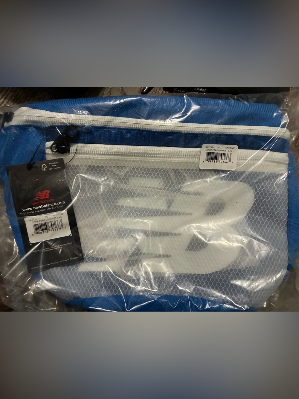 New balance Blue Waist Bag Organizer - Blue brand new